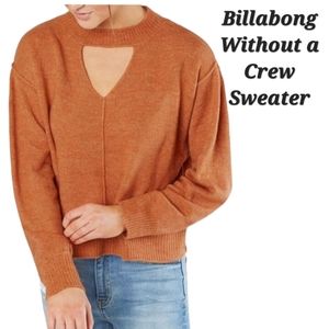 Billabong Without A Crew Sweater | Cutout Sweater | Brushed Wool Sweater | M